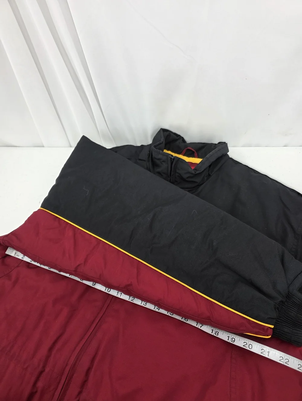 NFL Washington Redskins Parka Winter Jacket XL Made in Korea No Hood Black Rare.